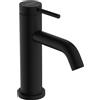hansgrohe Tecturis S - Rubinetto per lavabo senza scarico, risparmio energetico (CoolStart), Miscelatore lavabo risparmio idrico (EcoSmart) con altezza bocca 80 mm, nero opaco, 73301670