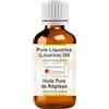 Greenwood Essential Puro Olio Di Liquirizia (Glycyrrhiza glabra) Grado terapeutico naturale 30ml (1 oz)