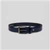 Amirante Antica Sartoria Napoletana Cintura uomo in pelle di agnello abrasivata 3 cm con fibbia classica