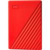 Western Digital My Passport disco rigido esterno 2 TB Rosso