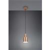 Trio Lampadario a sospensione LED Agudo Ø12cm caffè opaco