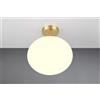 Plafoniera LED Fomento Ø30cm ottone satinato