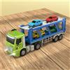 Camion Porta Macchinine in Scala 1:16 Bisarca Giocattolo a Batteria per Bambini