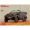 ICM Modellino Macchina Tipo G4 (kfz.21) Seconda Guerra Mondiale Tedesco Staff, ICM