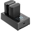 SmallRig 3824B Kit batteria e caricabatterie per fotocamera NP-FZ100 "