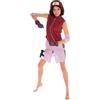 Chaks - Costume da donna Sakura Haruno, outfit ufficiale Naruto con accessori, set anime da 8 pezzi per carnevale e Comic Con