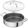 Zwilling Peak Tegame Basso Antiaderente Con Coperchio In Acciaio Inox Con Rivestimento Ceraforce Hycoat