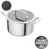 Zwilling Peak Pentola Alta Antiaderente Con Coperchio In Acciaio Inox Con Rivestimento Ceraforce Hycoat