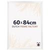 Dutch Frame Factory - Cornice 60x84 cm - Bianco Opaco - Cornice per foto in MDF con vetro plastico Antiriflesso - Cornice portafoto 60x84 cm - Praag