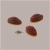 LUCGEL SRL Stampo in Silicone per Frutta Realistica Fave di Cacao 67x37H26 mm