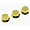 Kaish 3pcs Gold metal Bell manopole a ST Strat Guitar top Hat manopola per 5.8 mm alberi split
