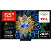 TCL Smart TV 65 Pollici 4K Ultra HD Display QD-Mini LED Sistema Google TV Dolby Vision-Atmos Classe D colore Nero - 65A400U