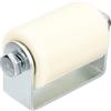 QUARKZMAN 2 Set Guide Roller Regolabile per Cancello, 3.1 Rotella in Nylon per Cancello Scorrevole con Staffa a Forma di L, Supporto per Guida Rotella Cancello Scorrevole Bianco