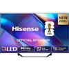 Hisense Smart TV QLED 43 4K 43A7S, 60Hz, Audio Dolby Atmos, VIDAA OS con 1000+ APP, Dolby Vision IQ, HDR 10+, Game Mode Plus, BT, Wifi, Alexa Built-in, AirPlay2, lativù 4K