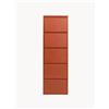 Kare Design Scarpiera con scomparti a ribalta Caruso - Terracotta