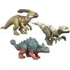 MATTEL ITALY SRL Jurassic World Mayhem Mix-Ups JKG96 dinosauro assortito, action figure trasformabile