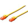 Digitus Cavo di rete Digitus RJ45 U-UTP Cat6 2.00m giallo - LSZH [DK-1617-020/Y]
