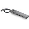 Startech.com Hub Startech.com Usb 2.0 tipo C Multiporta Grigio [164B-USBC-MULTIPORT]