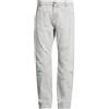 BALMAIN - Jeans straight - Grigio chiaro