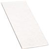 Adsamm® / foglio di feltro autoadesivo/Bianco / 80x180 mm/Rettangolare/piedini per mobili in feltro da 3.5 mm di spessore/pad protettivo per mobili e arredi