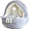 UNIQ PETS CUCCIA KITTYCASTLE (40 x 40 x 35 CM.) GRIGIA