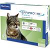 VIRBAC EFFIPRO' DUO SPOT-ON GATTI 4 PIPETTE DA 0,5 ML.