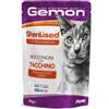 MONGE GEMON CAT ADULT STERILISED BOCCONCINI TACCHINO 100 GR.