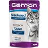 MONGE GEMON CAT ADULT STERILISED BOCCONCINI TONNO 100 GR.