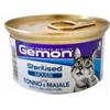 MONGE GEMON CAT MOUSSE STERILISED TONNO & MAIALE 85 GR.