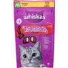 WHISKAS TEMPTATIONS MANZO - SNACK CROCCANTE CON CUORE MORBIDO PER GATTI ADULTI 60G