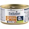 EXCLUSION CAT DIET RENAL PHASE I MAIALE, PISELLI & RISO 85 GR.