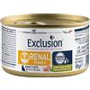 EXCLUSION CAT DIET RENAL PHASE II MAIALE, PISELLI & RISO 85 GR.