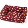 LEOPET CUCCIA RODI CANI SFODERABILE (60 x 70 CM.) BORDEAUX
