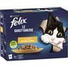 FELIX LE GHIOTTONERIE PLATESSA, TONNO, CONIGLIO & AGNELLO IN GELATINA MULTIPACK (12 x 85 GR.)