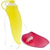 FERRIBIELLA BOTTIGLIA-CIOTOLA FOGLIA IN SILICONE 600 ML. ROSA