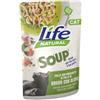 LIFE PET CARE LIFE CAT BUSTA SOUP POLLO CON PROSCIUTTO IN BRODO CON ALGHE 60 GR.