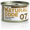 NATURAL Line NATURAL CODE 07 POLLO & MANZO 85 GR.