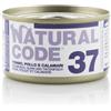 Natural Line NATURAL CODE 37 TONNO CON POLLO & CALAMARI 85 GR.