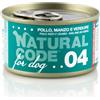 Natural Line NATURAL CODE DOG 04 POLLO, MANZO & VERDURE 90 GR.