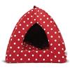 MAST CUCCIA PIRAMIDE MEDIUM 43 x 46 CM. ROSSA A POIS