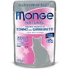 MONGE CAT NATURAL ADULT BUSTE TONNO CON GAMBERI 80 GR.