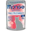 MONGE CAT NATURAL ADULT BUSTE TONNO CON POLLO & GAMBERETTI 80 GR.