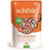 SCHESIR COMPLETE NUTRITION BUSTA ADULT TONNETTO, POLLO & GAMBERETTI IN JELLY 85 GR.