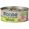 MONGE CAT NATURAL ADULT TONNO CON POLLO 80 GR.