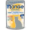 MONGE CAT NATURAL KITTEN BUSTE TONNO CON FEGATO DI POLLO 80 GR.