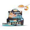 UNIQ PETS CAT SNACKS YUMMY CREAM MERLUZZO & MANZO 15 GR.