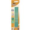 Bic Evolution Ecolutions Matita Mina Hb Blister Quattro Matite, Verde