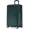 Hauptstadtkoffer Mitte - Valigia Rigida di Medie Dimensioni, TSA, 4 Ruote, Bagaglio da Stiva con Espansione di Volume di 8 cm, 68 cm, 88 L, Verde (Bosco)