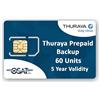 OSAT Thuraya Scheda SIM di backup per telefono satellitare con 60 unità