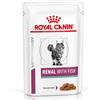 ROYAL CANIN Renal with Fish 12 x 85g cibo umido per gatti con insufficienza renale cronica